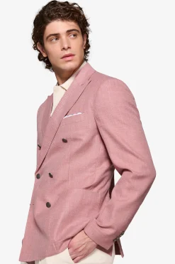 Tropea double-breasted textured blazer