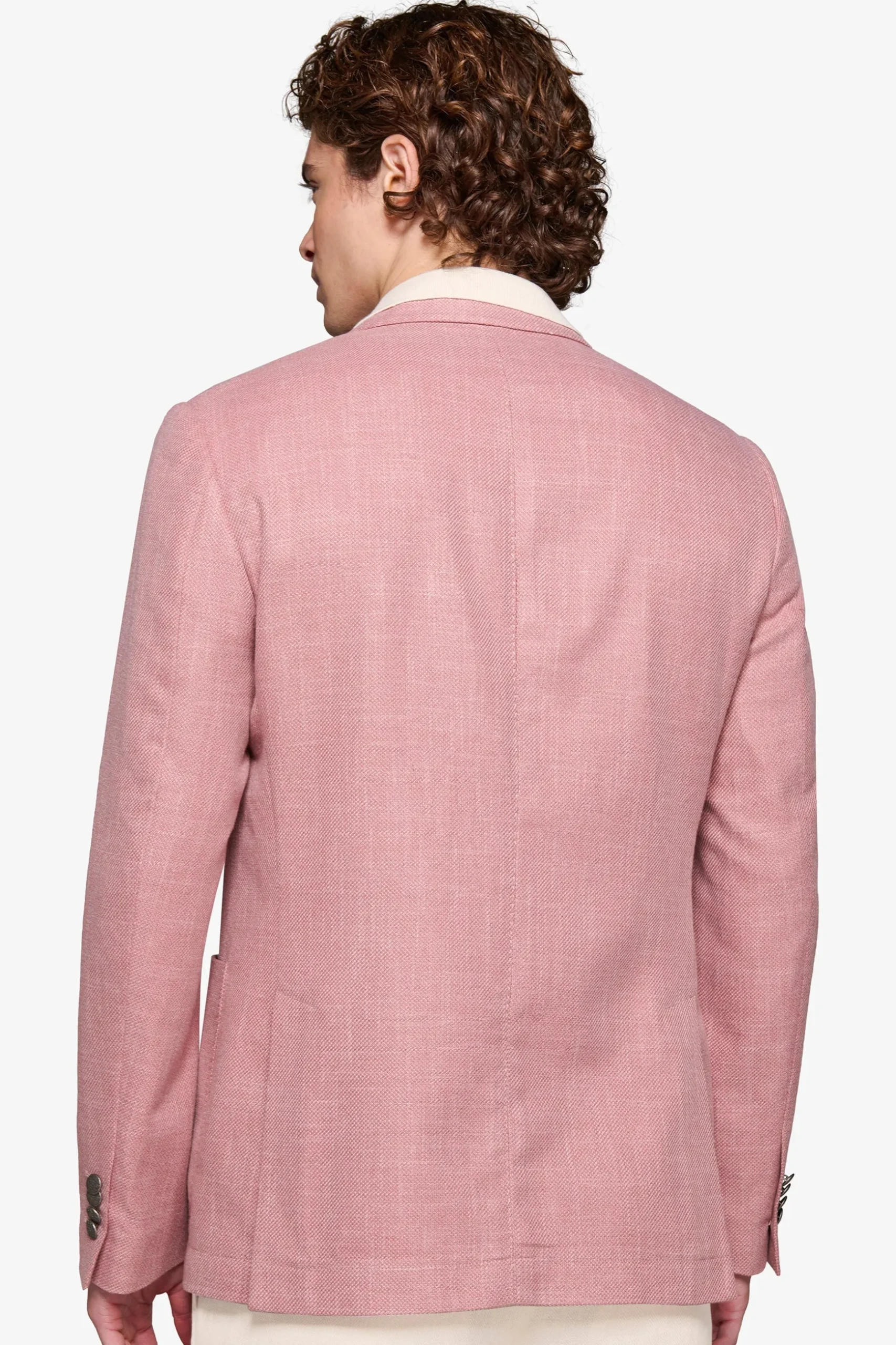 Tropea double-breasted textured blazer