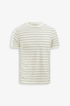 T-shirt righe fine militare