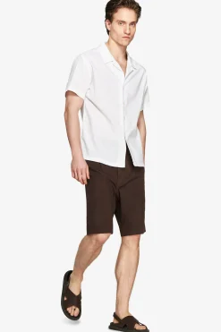 VOLUME White Hawaiian linen blend shirt