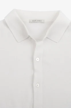 White short sleeved knit shirt