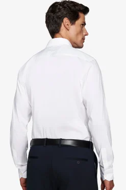 White stretch shirt