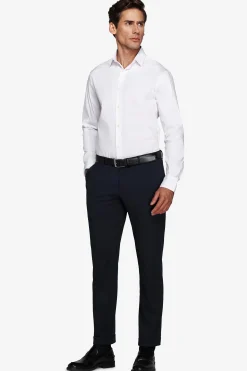 White stretch shirt